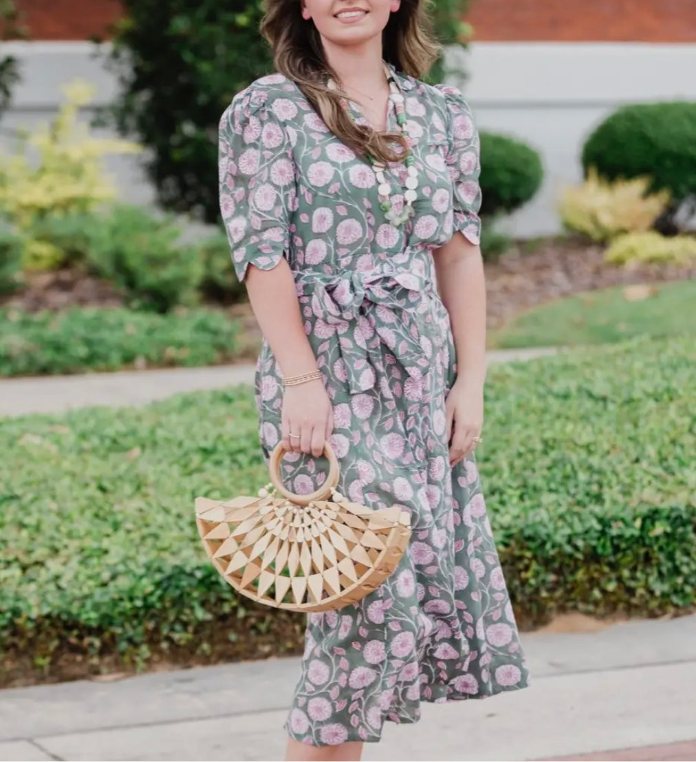 Gracie dress in Green