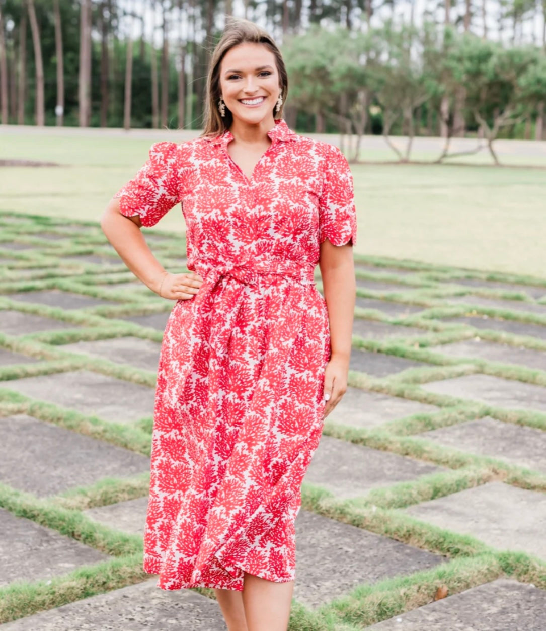 Coral Gracie dress