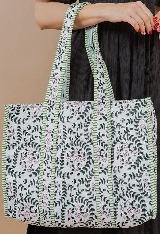 Liliana Embroidered Tote Bag