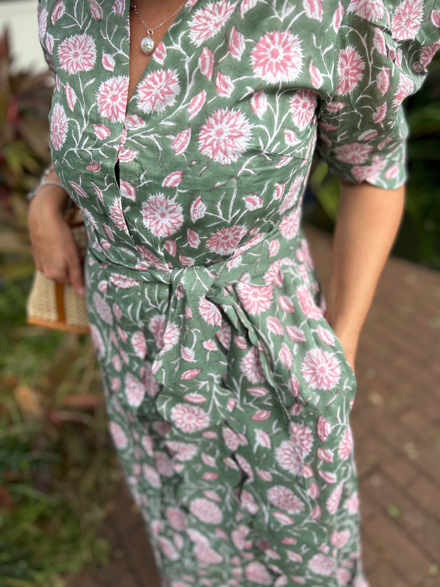 Gracie dress in Green