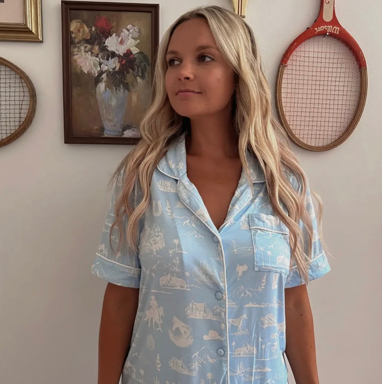 Coastal Cowgirl PJ set